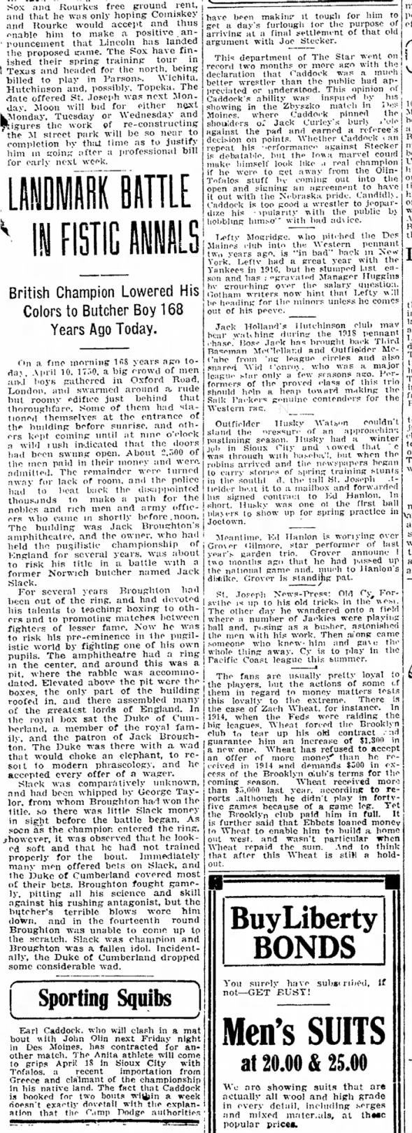 Clipping from The Lincoln Star